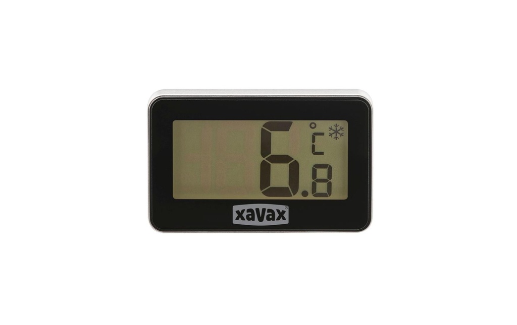 Xavax Thermomètre numérique Noir