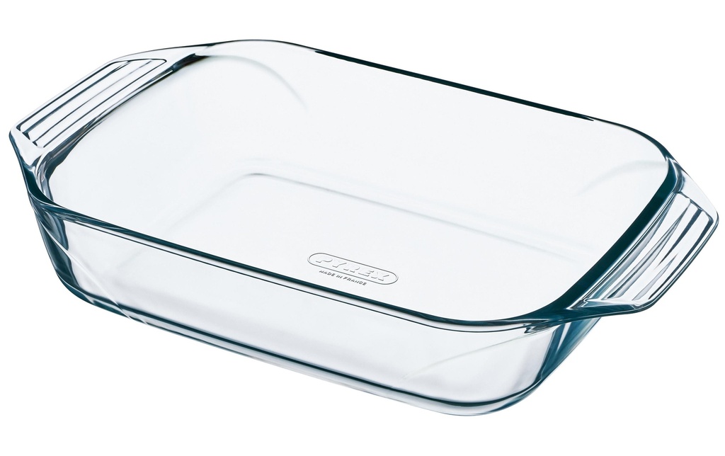 Pyrex Plat à gratin 35 x 23 cm Angulaire, Transparent