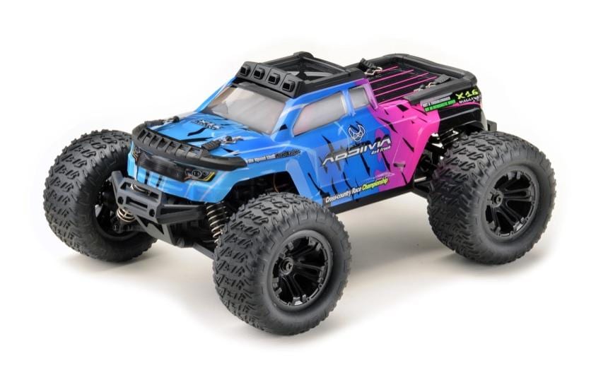 Absima Monster Truck MINI AMT rose/bleu, 4WD, RTR, 1:16