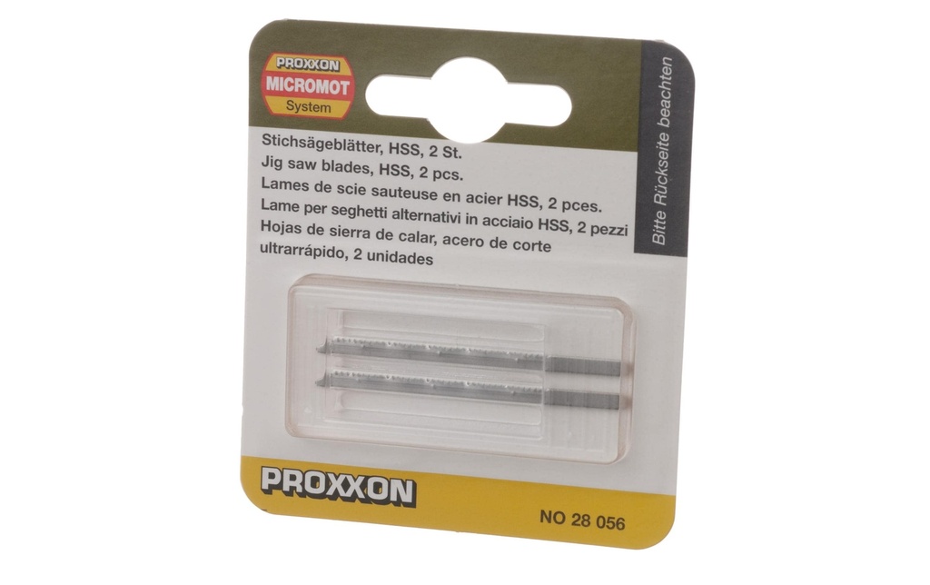 Proxxon Jeux de lames de scie sauteuse HSS