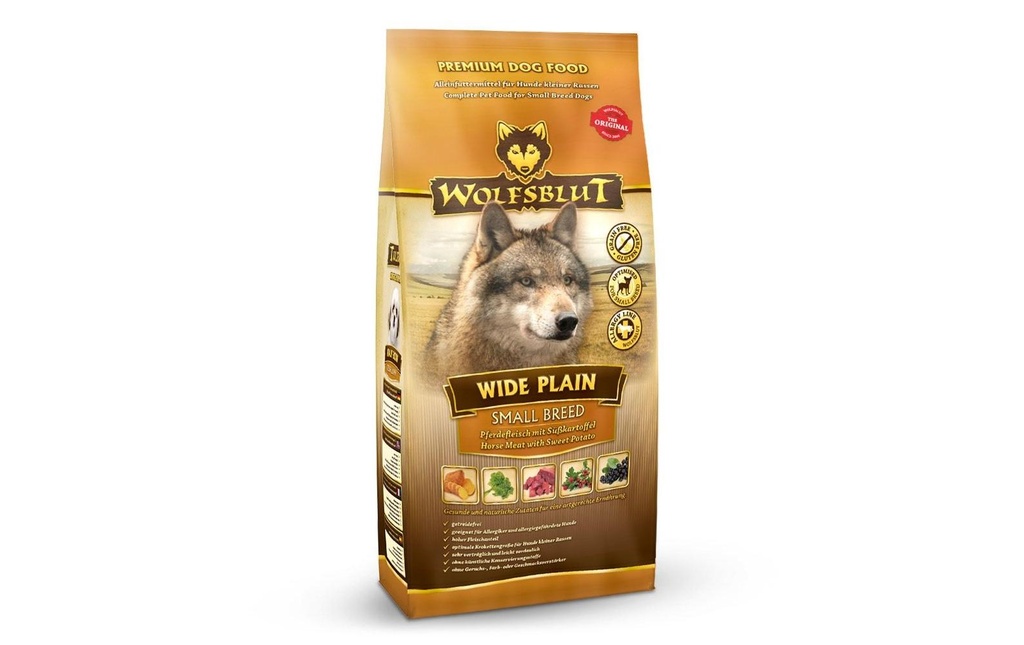 Wolfsblut Alimentation sèche Dog Wide Plain Small Breed Adult, 2 kg