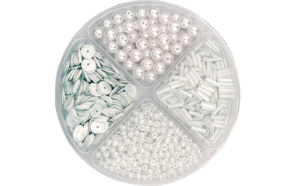 Knorr Prandell Perles en plastique 30 g Blanc