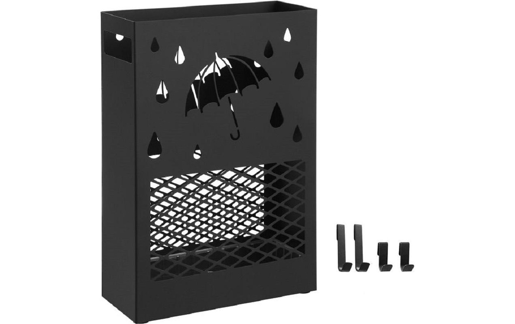 Songmics Pied de parasol Noir