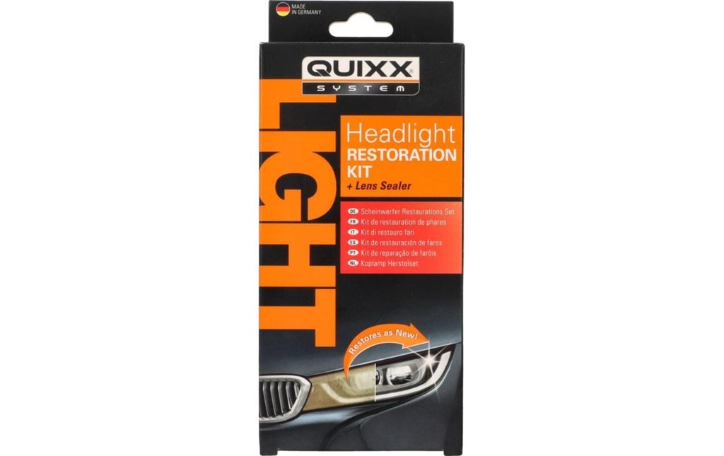 Quixx Kit de restauration de phares
