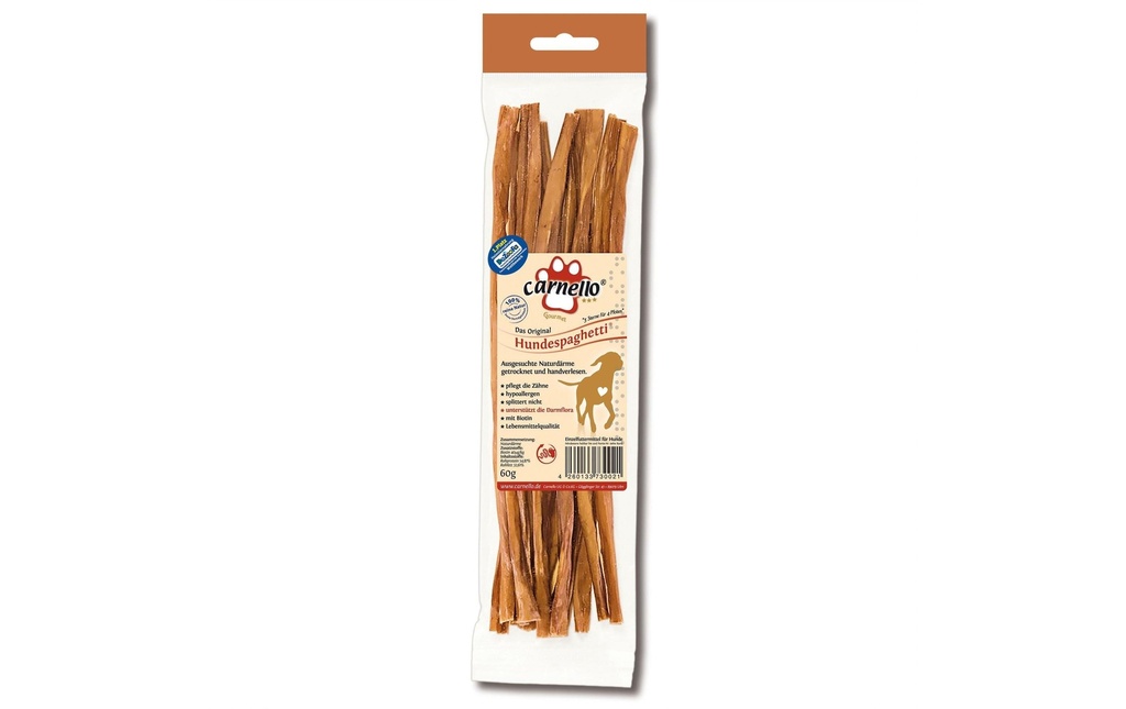 Carnello Produit à mâcher  Spaghetti pour chiens 24 cm, 60 g