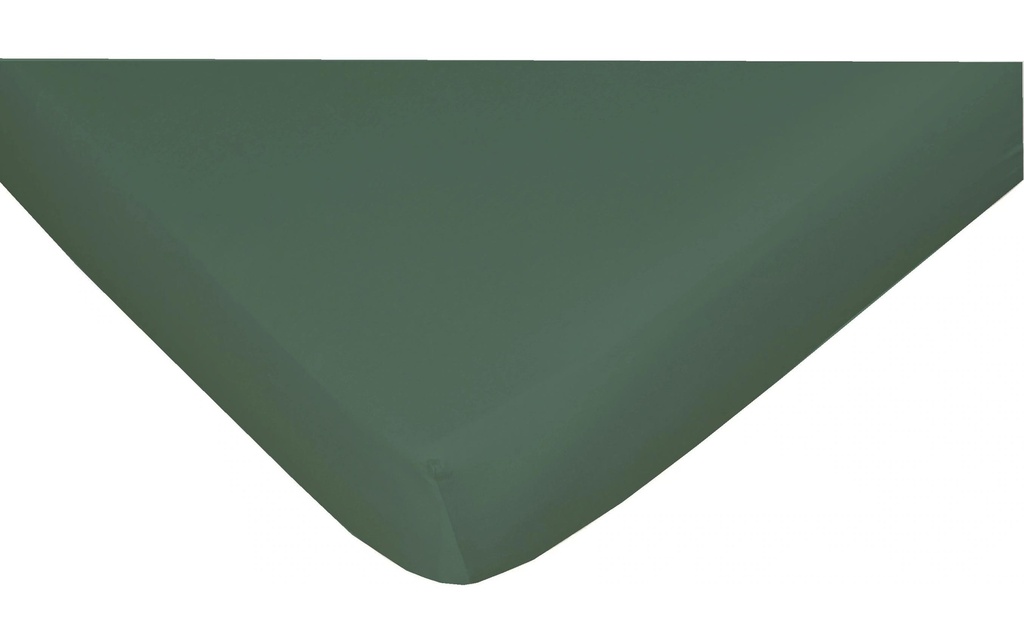 Night Fashion Drap-housse Jerry 90-100 x 200 cm, Vert sapin