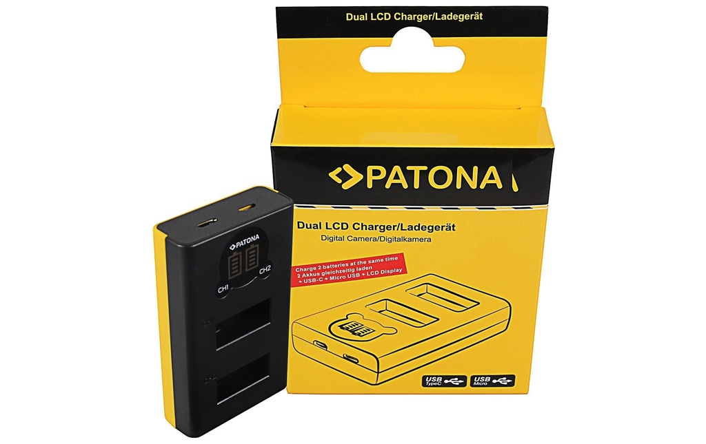 Patona Chargeur Dual GoPro Max