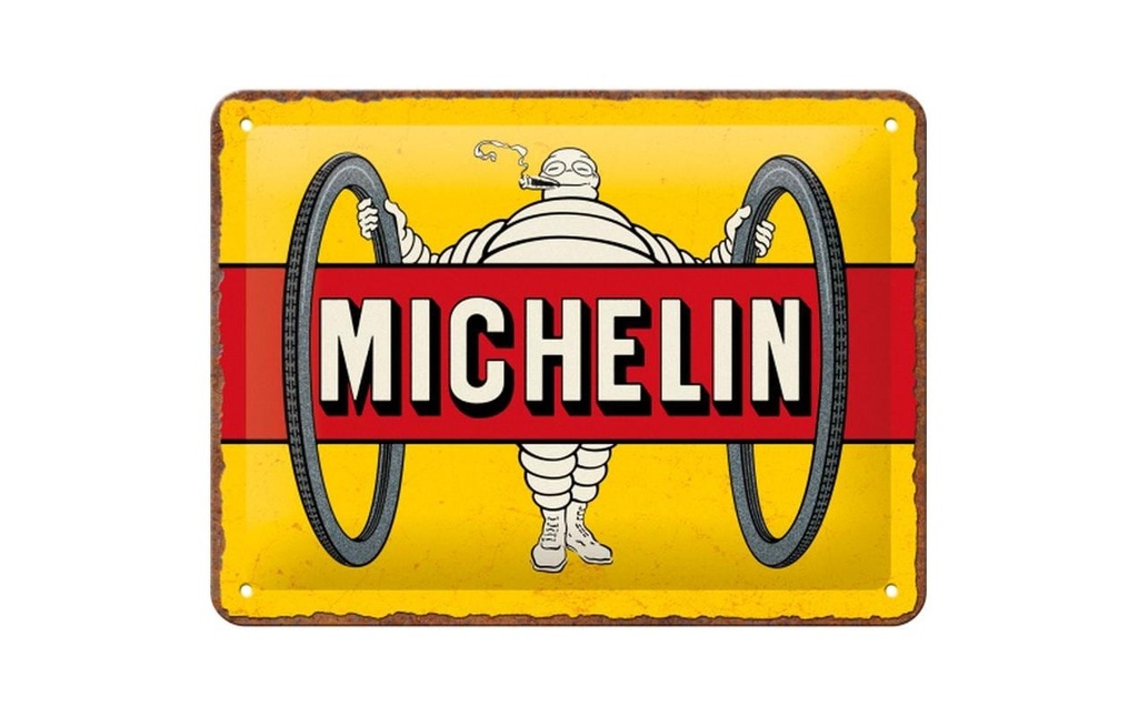 Nostalgic Art Plaque Michelin 15 x 20 cm, métal