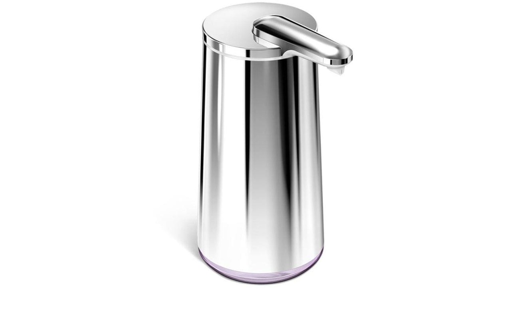 Simplehuman Distributeur de savon-mousse Rechargeable 295 ml, Acier inoxydable