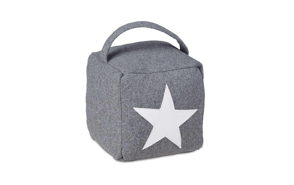 relaxdays Protection de porte Étoile Gris