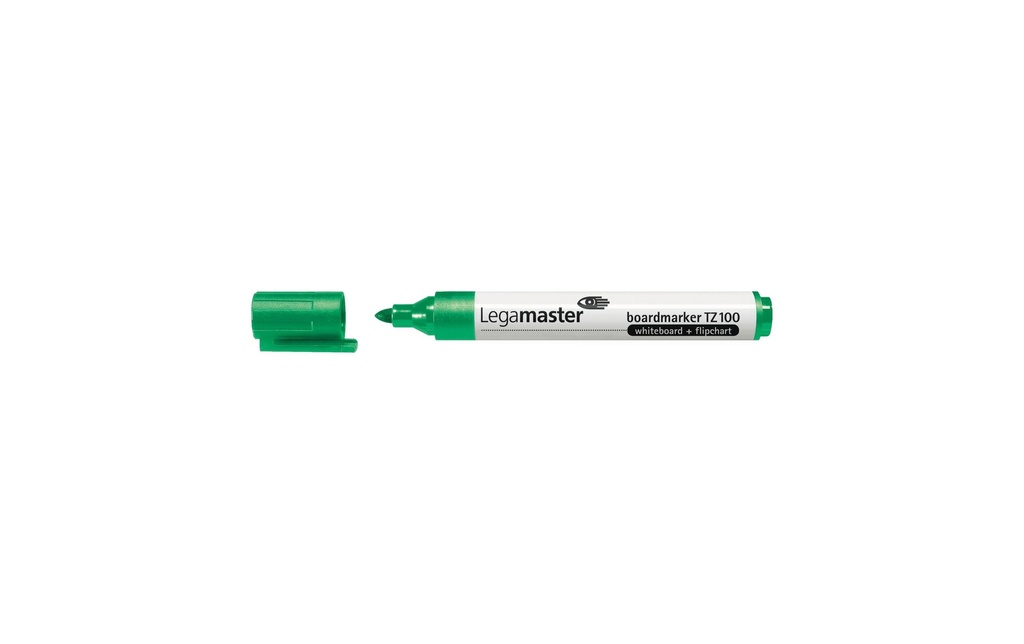 Legamaster Marqueur pour tableau blanc TZ100, Vert, 10 pièces