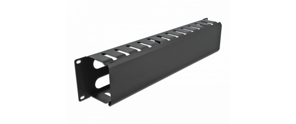 Delock Panneau de câblage 2U avec 4 ouvertures , Noir