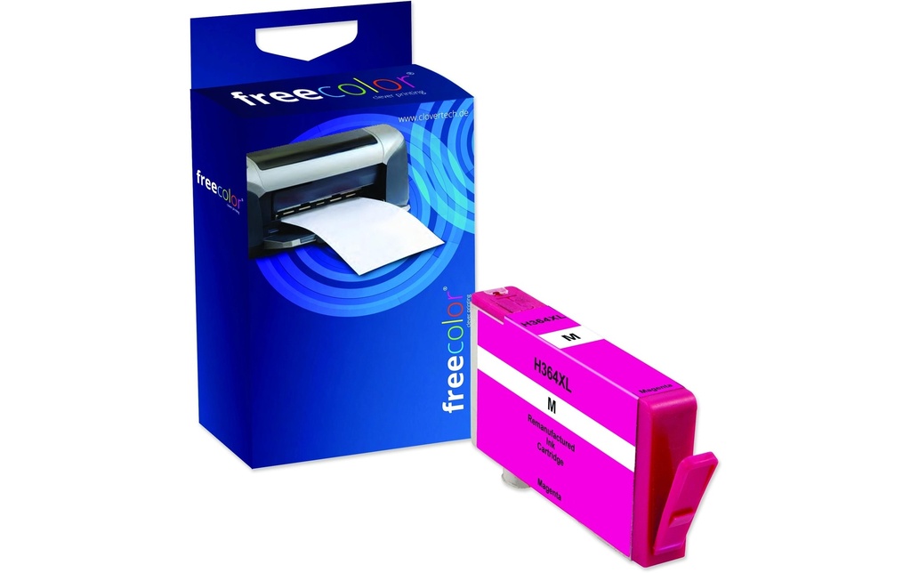 Freecolor Encre pour HP No. 364 XL Magenta