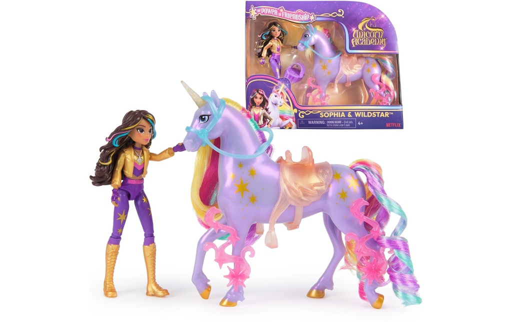 Spinmaster Set de jeu Unicorn Academy Sophia & Wildstar