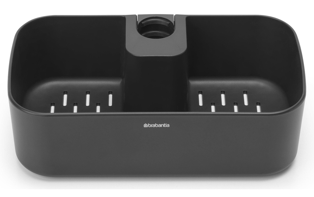 Brabantia Supports pour produit de douche ReNew 13.3 x 24.4 cm, Noir