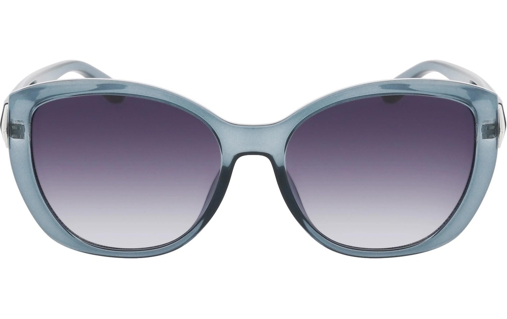 SMARTY Lunettes de soleil Karina Transp. Blue/Silver, avec étui