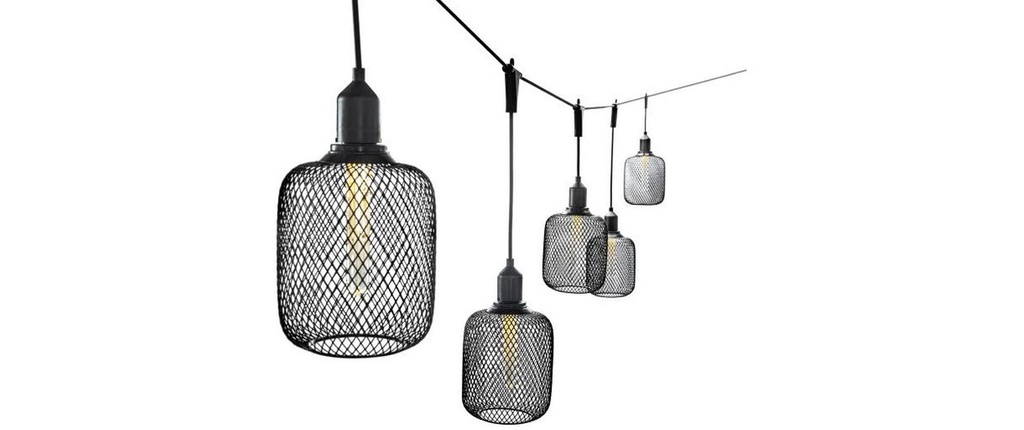 STT Guirlande lumineuse Solar Protect 5, 200, Noir