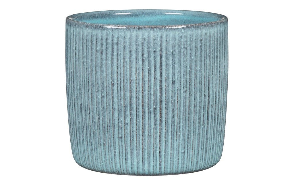 scheurich Pot de fleur Lagoon Solido Linea 19,3 cm, Bleu