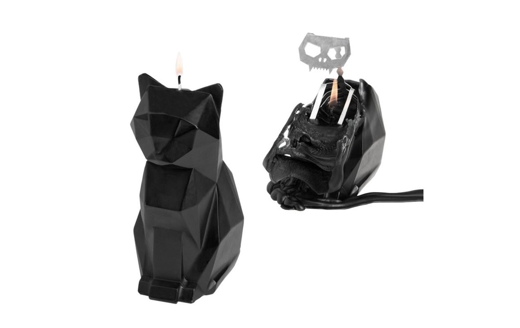 54Celsius Bougie PyroPet Cat Kisa Noir