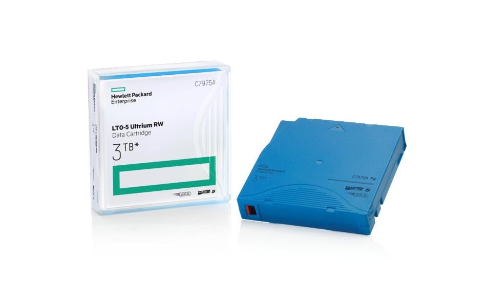HPE Support de stockage LTO-5 C7975A 1.5 TB 1 Pièce/s