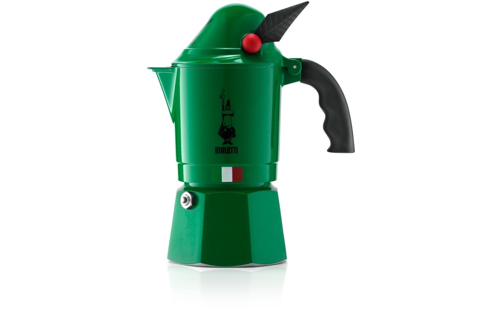 Bialetti Cafetière italienne Break Alpina 3 tasses, Vert