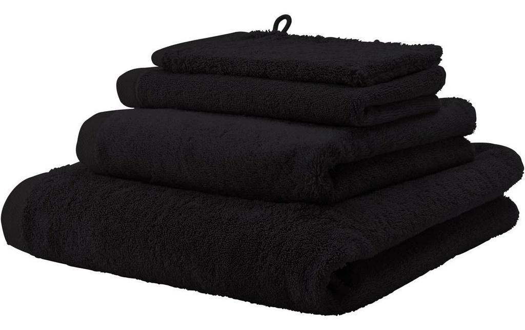 Aquanova Serviette de douche Londres 1 pièce 100 x 150 cm, Noir