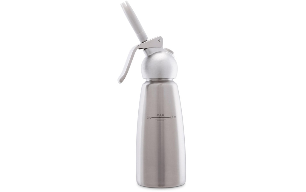 Kisag Souffleurs de crème Whipper Basic 0.5 l, Argenté