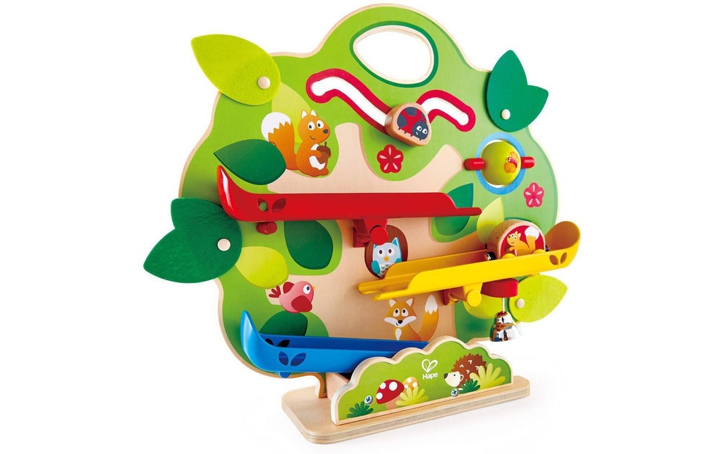 Hape Circuit de billes Chemin de fer aux noix d'écureuil