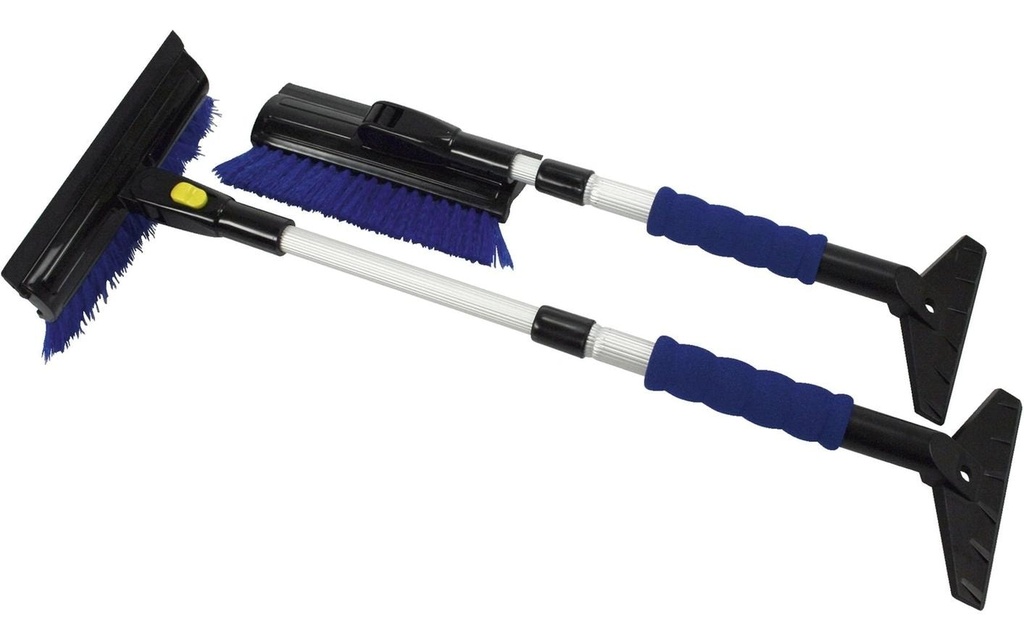 Max 4 Car Fouet à neige avec raclette à glace et manche télescopique 48-67 cm