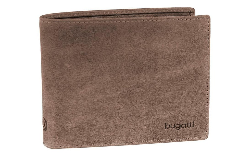 Bugatti Portefeuille Volo sac factice avec rabat moyen Brown
