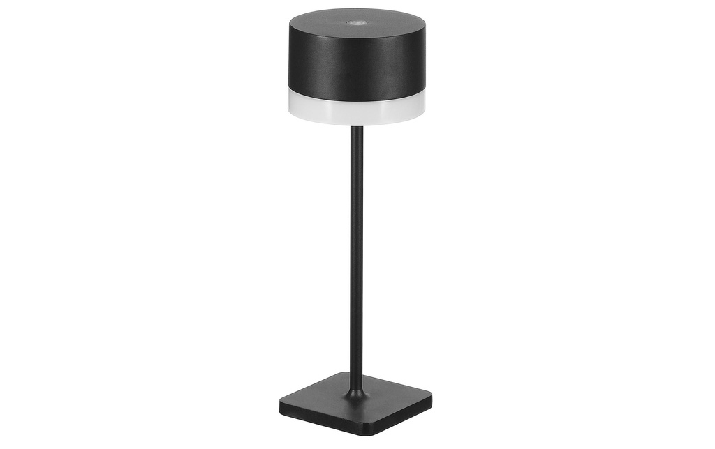 Schönenberger Lampe de table à accu Surya, USB-C, 37 cm, noir