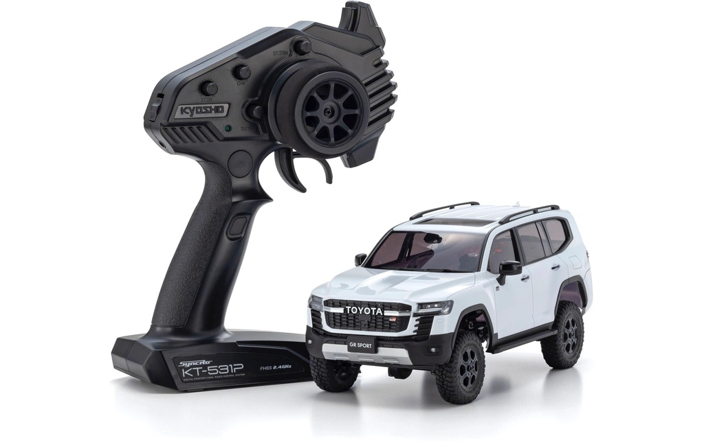 Kyosho Scale Crawler Land Cruiser GR Sports Blanc, 1:18