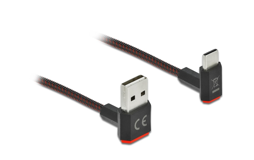 Delock Câble USB 2.0 EASY USB-A - USB-C 0.2 m