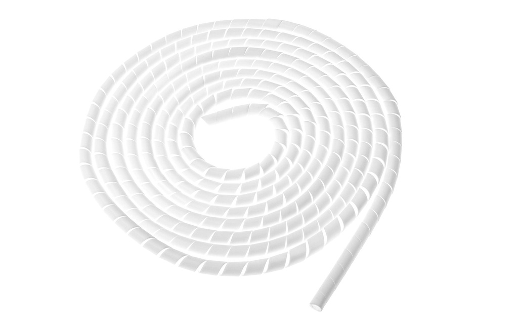 Plica Tuyau en spirale 5 m x 12 mm Blanc
