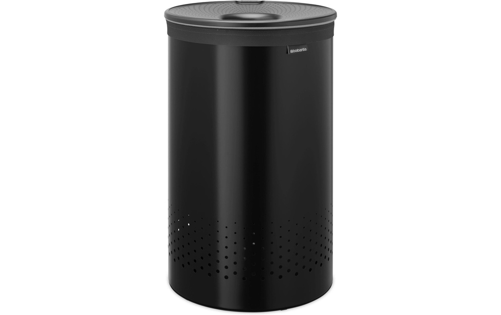 Brabantia Corbeille à lessive 60 l, Noir