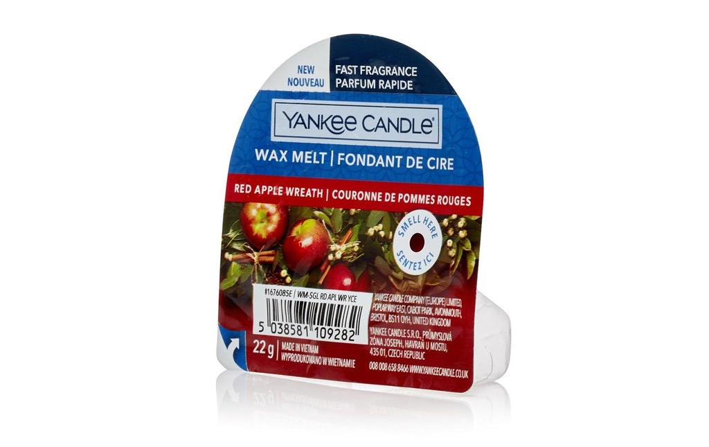 Yankee Candle Plaquettes de cire parfumées Red Apple Wreath