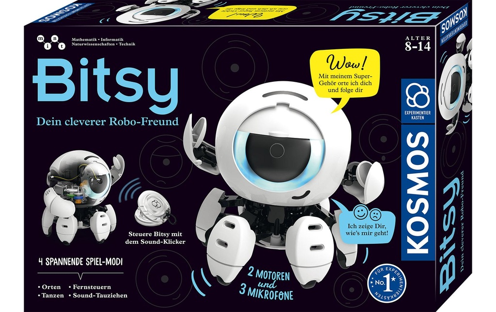 Kosmos Boîtes d’expérimentation Bitsy – Dein cleverer Robo-Freund