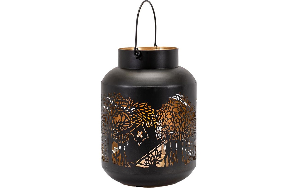 Kadastar Lanterne Bergchilbi 30 cm, Noir