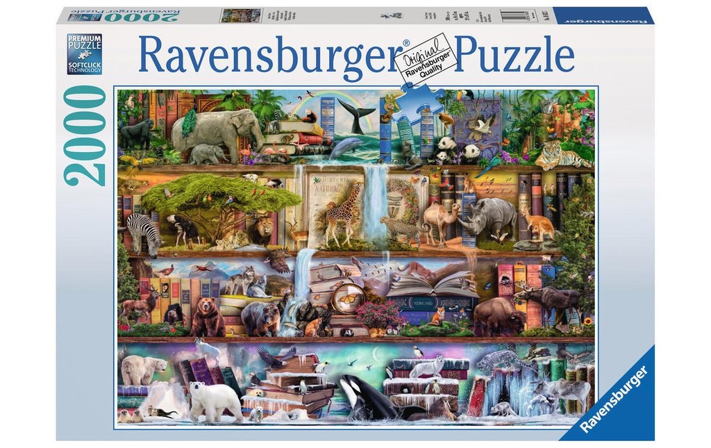 RAVENSBURGER Puzzle Big Animal World 2000 p (2000 pces)