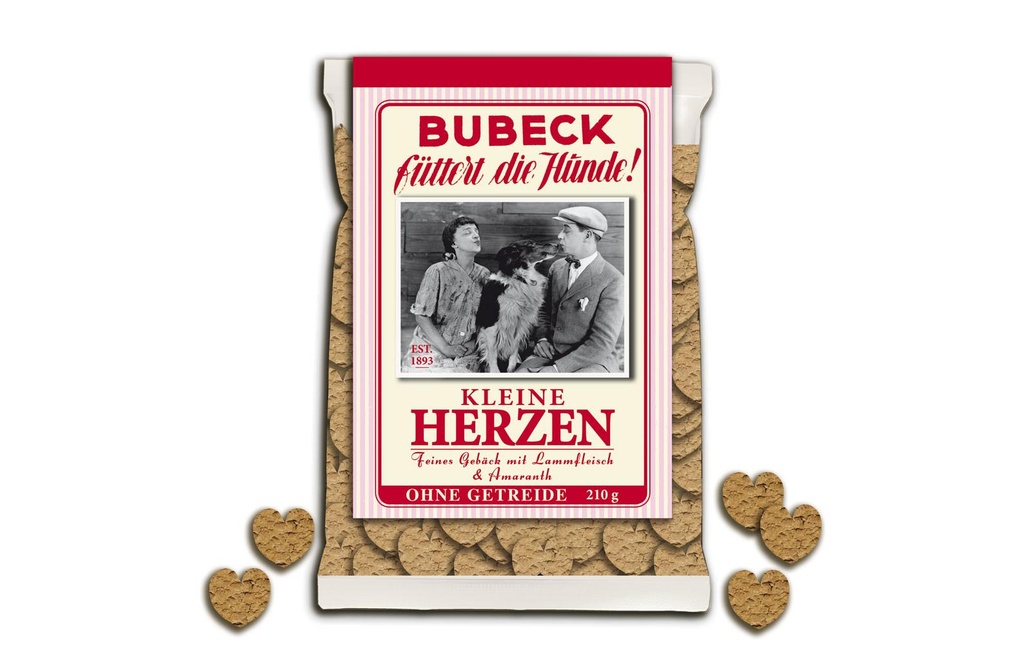 Bubeck Collation Petits cœurs, 210 g