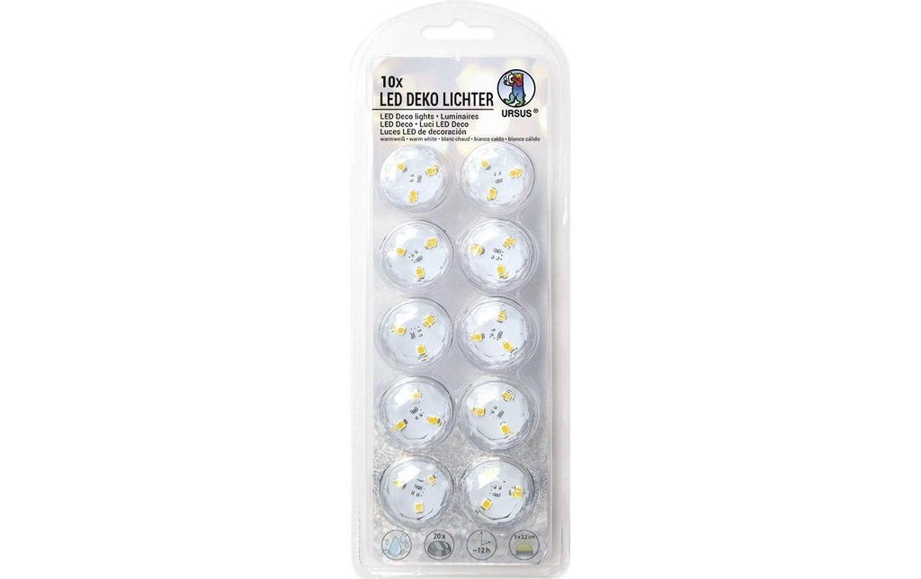 URSUS Kits de bricolage de lanternes Lumières décoratives, 10 pièces