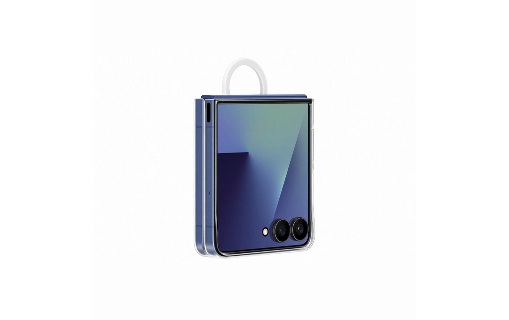 Samsung Coque arrière Ring Case pour Galaxy Z Flip7 Transparent