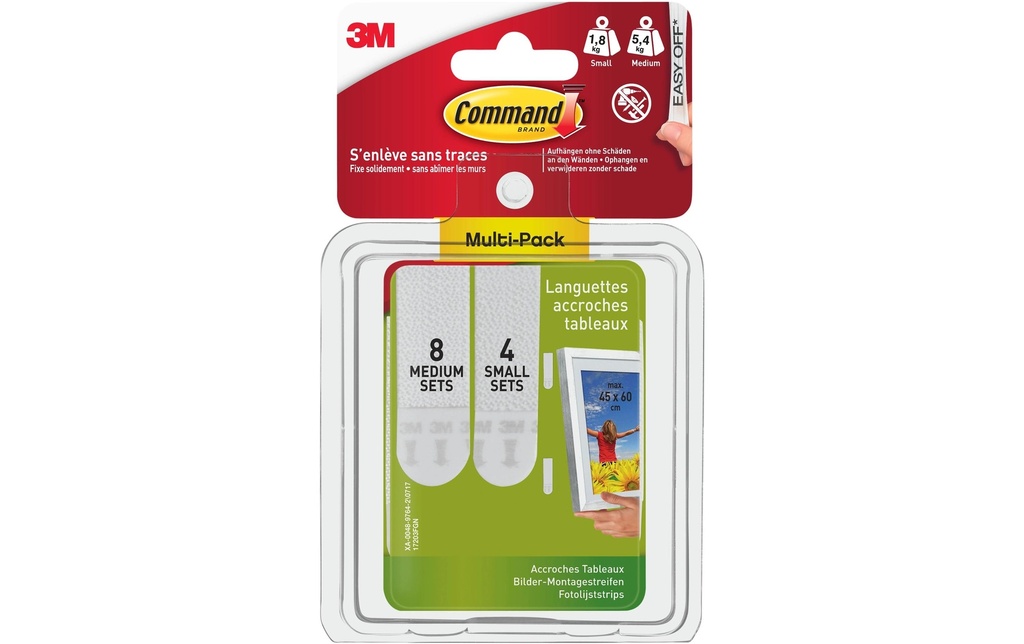 Command Striscia adesiva 5.4 kg, Blanc