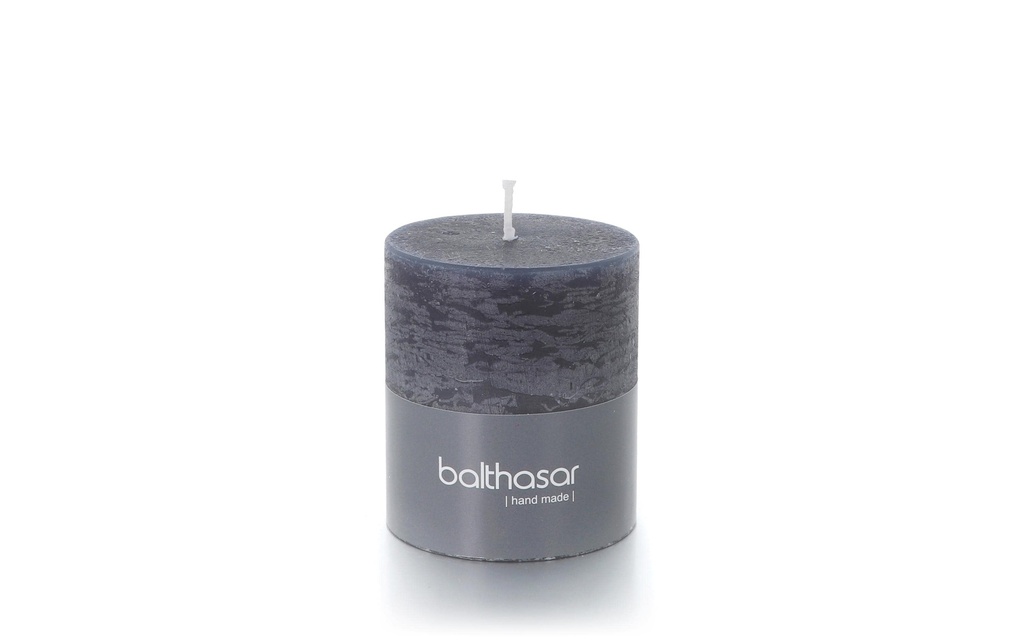 balthasar Bougie cylindrique Rustico 8 cm x 7 cm, Gris