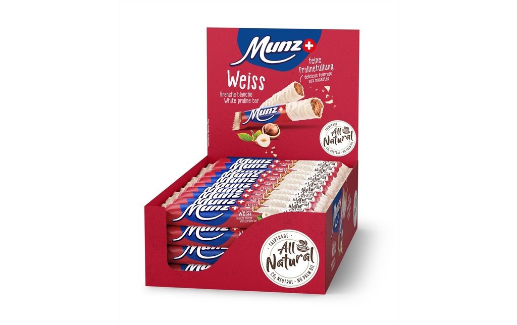 Munz Barre Munz Prügeli blanc 40 x 46 g