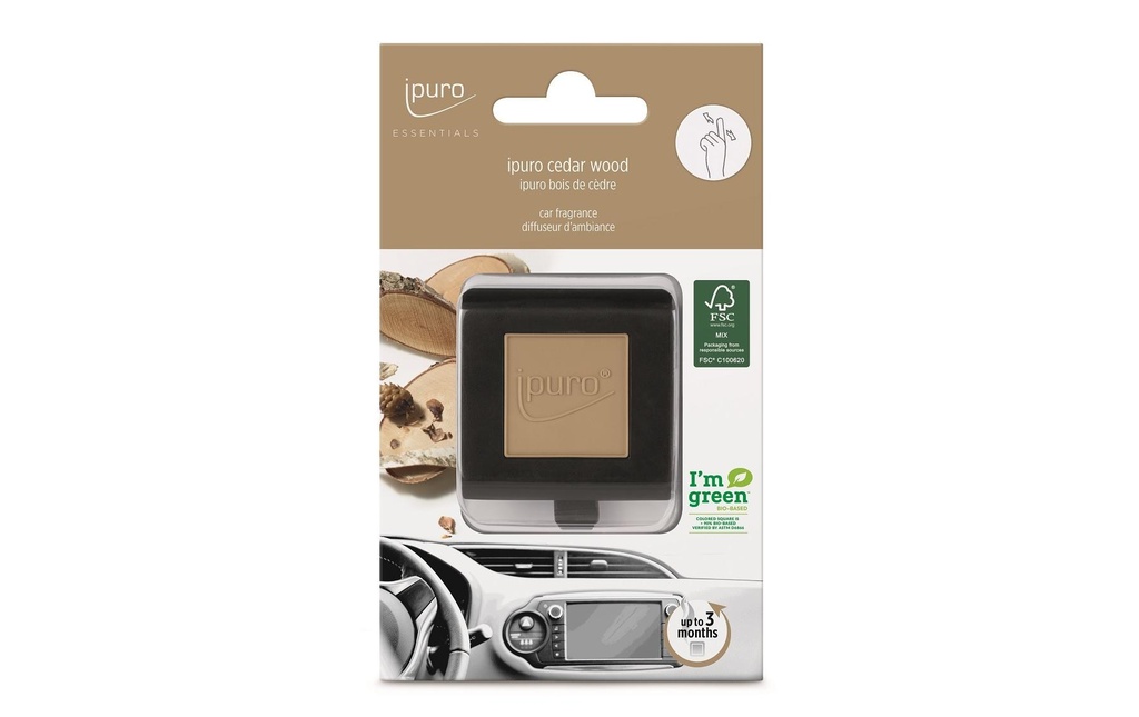 ipuro Désodorisant pour voiture Ceddar Wood