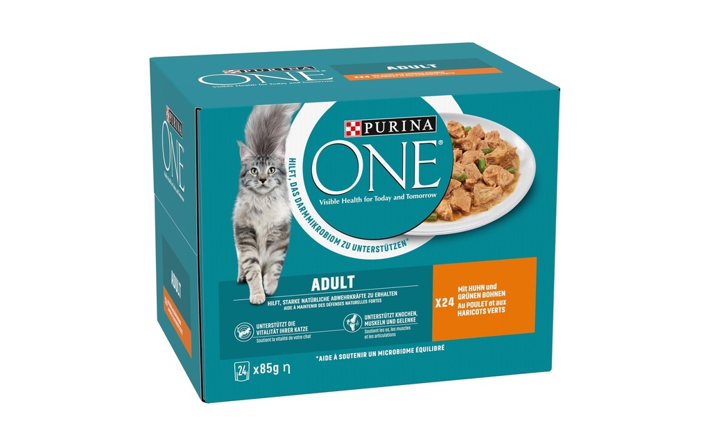 Purina ONE Poulet adulte 24 x 85 g