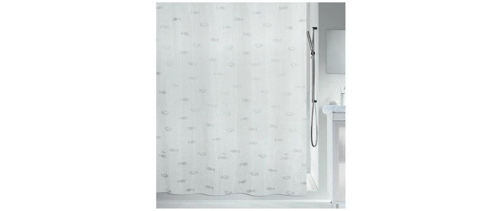 spirella Rideau de douche Kos 240 x 180 cm, Gris
