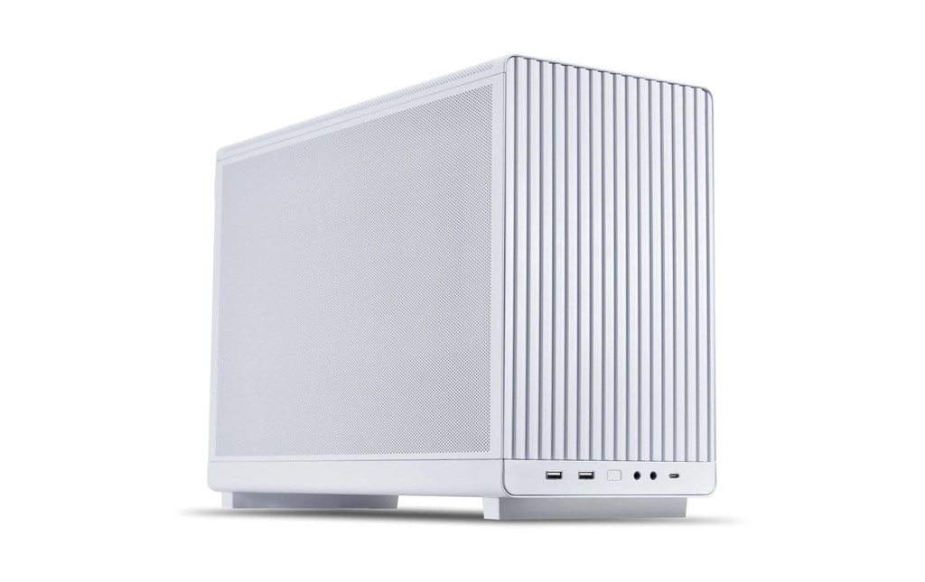 Lian Li Boîtier d’ordinateur Lian Li DAN Cases A3-mATX Micro-ATX Case – blanc