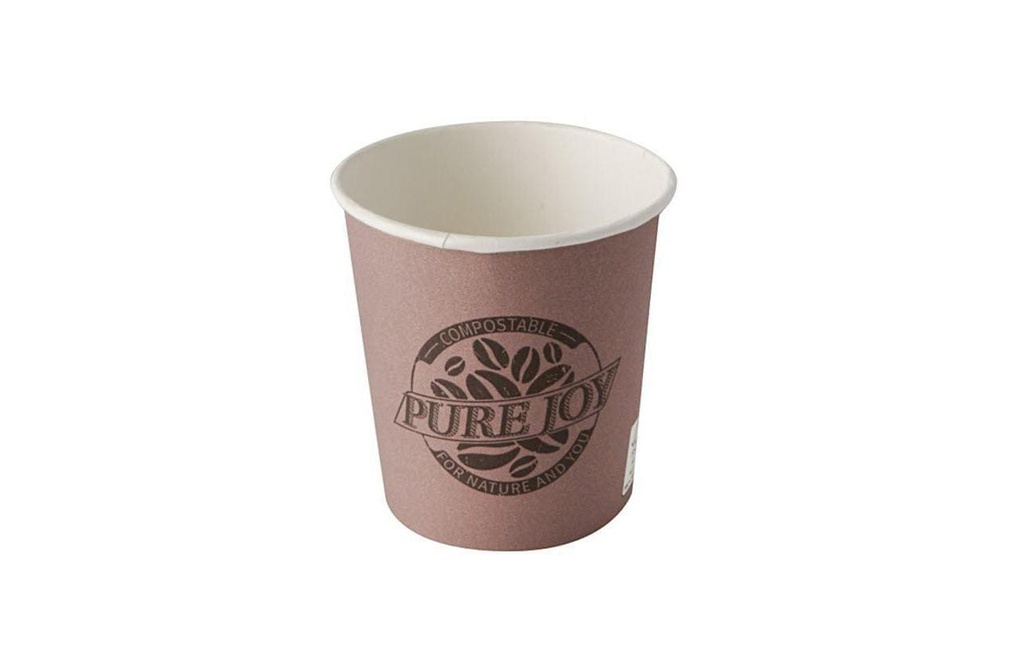 Papstar Tasses à café jetables Pure 100 ml 80 Pièce/s, Violet